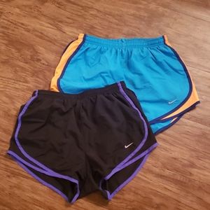 2 Pairs Nike Dri-Fit Women's Tempo shorts